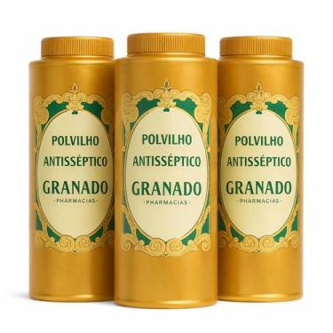 Imagem de Kit 3 Polvilho Talco para os Pés Granado Tradicional 200g