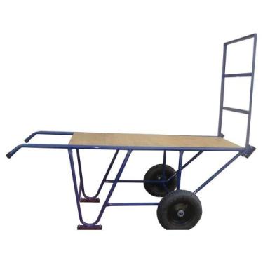 Imagem de Carrinho Armazem Cargueiro 60x100cm 400kg Roda Pneu WM WMACP