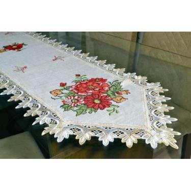 Imagem de Caminho de Mesa Red Flower - 1,80 m - Arte & Tear