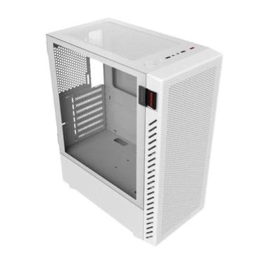 Imagem de Gabinete Gamer Pcyes Bolter White Ghost Mid-tower Usb 3.0