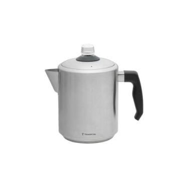 Imagem de Cafeteira Percoladora Tramontina 2L em Aço Inox com Cabo de Baquelite 
