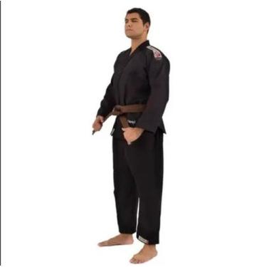 Imagem de Kimono Torah JiuJitsu Trançado Plus Adulto, Preto, A3