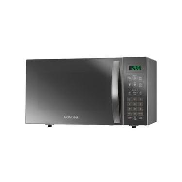 Imagem de Micro-ondas Mondial MO-02-34-E 34L 1400W Cinza Espelhado com Função Descongelar 220V