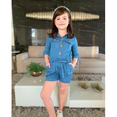 Imagem de Macaquinho jeans - Liga kids