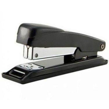 Imagem de Grampeador de Mesa Metal 10 Folhas Preto GP1000 - BRW