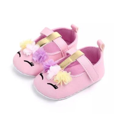 Imagem de Sapatilha bebê menina unicórnio rosa - Kadu modas, Rosa, 15