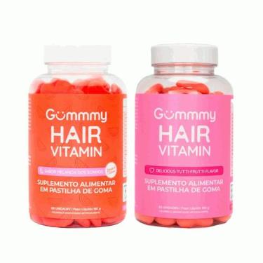 Imagem de Promopacks Gummy Hair Melancia (60 gomas) + Tutti Frutti (60 gomas) - 