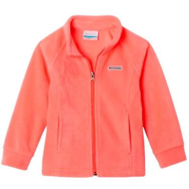 Imagem de Jaqueta Fleece Infantil PP Columbia Benton Springs - Rosa, Salmão, G