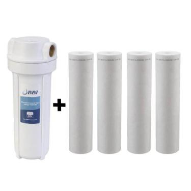 Imagem de Filtro De Agua Para Caixa D'água Poe + 4 Refis Bbi F230poe
