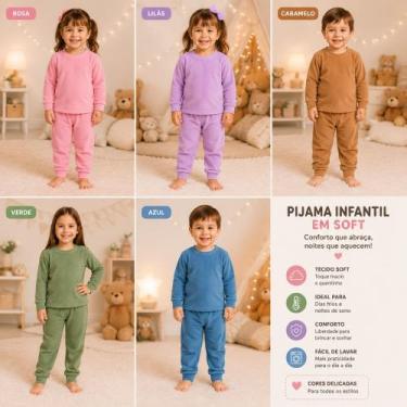 Imagem de Pijama Infantil Soft Premium  Conforto e Aconchego para os Pequenos - 