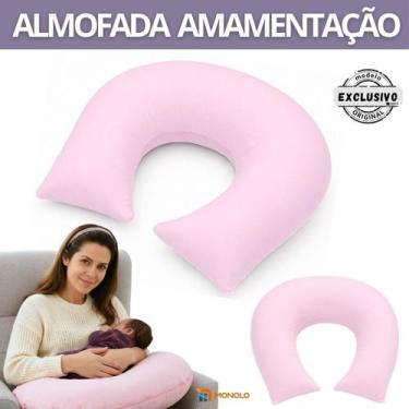 Imagem de Almofadada Amamentação Bebê Travesseiro Capa Removível Apoio Braço Mac