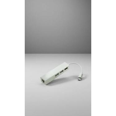 Imagem de Hub USB-C 3 Portas USB + RJ45 - Congratulations Store