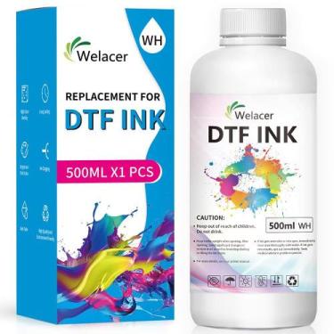 Imagem de Kit de conversão de tinta DTF Welacer White 500mL para I3200, XP600