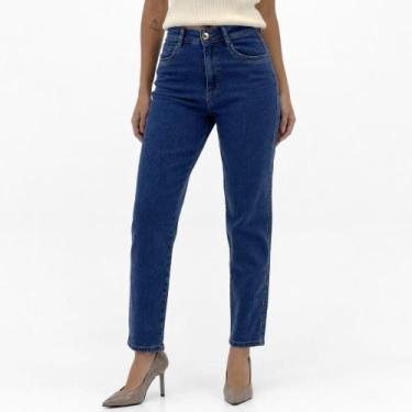Imagem de Calça Detox Jeans Mom Feminina, 44, Jeans