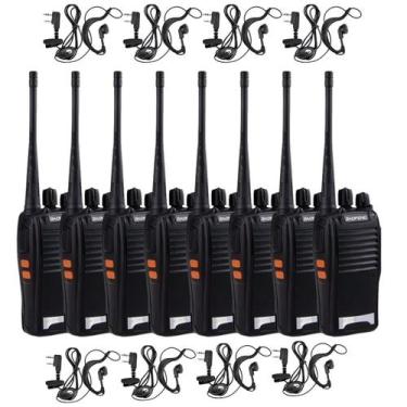 Imagem de 8 Rádios Comunicador Baofeng 777s