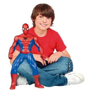 Imagem de Boneco Homem Aranha , Fala 20 frases e sons, Gigante, Marvel