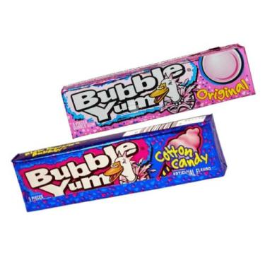 Imagem de Chiclete Bubble Yum Cotton Candy e Original 40g - Importado - Hershey
