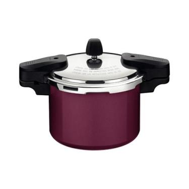 Imagem de Panela de Pressão Tramontina Torino 4,5 Litros 20 cm Vermelho em Alumí