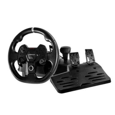 Imagem de Volante Multi Warrior Artaxes Force Plataforma, Com Pedais e Cambio, Compatível PS4, PS3, Xbox One, PC, Nintendo Switch - JS090