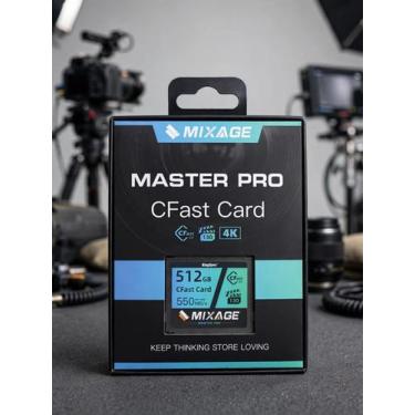 Imagem de Cartão Memória Kingspec CFast 2.0 512GB Alta Velocidade 550MB/s para c