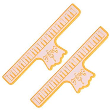 Imagem de Acessórios de instrumentos musicais Vbest life 2 peças de clipe de notas de livro musical de plástico para página de música, Amarelo