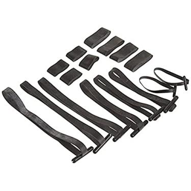 Imagem de Pacote de combo Alliance STRAC (equipe de triciclos pronta ao redor do relógio), 16 faixas no total, incluindo 8 faixas de borracha EPDM preta STRAC e 8 envoltórios de equipamento EPDM preto em bolsa de poliéster com fecho de zíper. (7812)