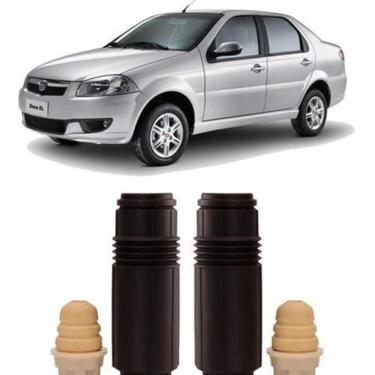 Imagem de Par Batente Coifa Do Amortecedor Traseiro Siena 2012 2013 14