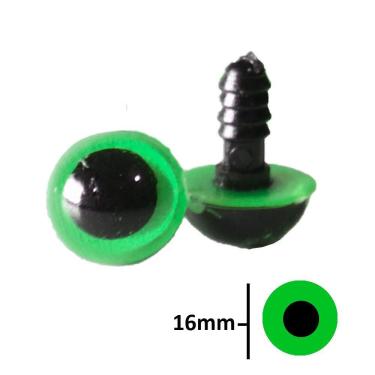 Imagem de Olhos Para Amigurumi Verde Circulo - 10 Pares