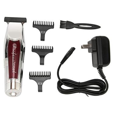 Imagem de Máquina De Cortar Cabelo Elétrica Sem Fio, Cabo Ergonômico De Carregamento Usb De Aço Inoxidável Máquina De Cortar Cabelo Elétrica Para Barbeiro Homens Mulheres Crianças