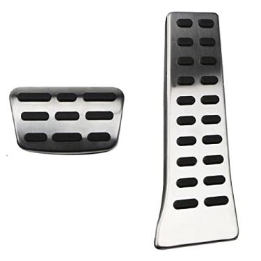 Imagem de Capa de proteção de pedal de apoio para os pés de gás de freio automático de aço inoxidável, adequada para Kia Sportage 4 QL KX5 2011 - 2021 (AT com descanso)