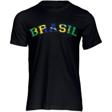 Imagem de Camisa Brasil Torcedor Camiseta 100% Algodão  - Salve Cruz