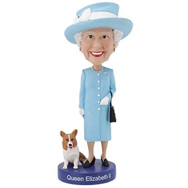 Imagem de Royal Bobbles Estátua colecionável que balança a cabeça da rainha Elizabeth II