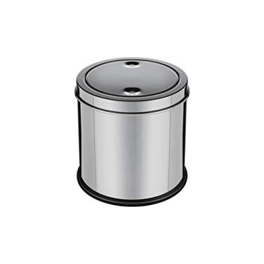 Imagem de Lixeira com Tampa, Basculante, Inox, Euro