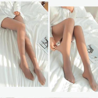 Imagem de Meia-Calça Feminina De Lã Translúcida Quente Térmica - Leg