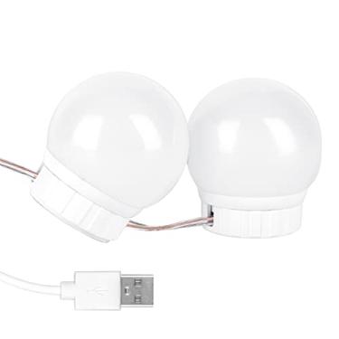 Imagem de DOYING Kit de luzes de espelho de maquiagem LED estilo Hollywood com brilho ajustável Lâmpadas de maquiagem Tira de iluminação Conjunto de iluminação de penteadeira