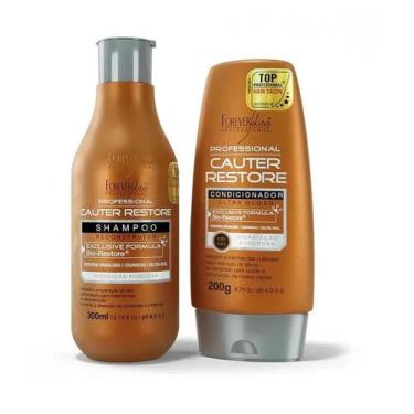 Imagem de Kit Reconstrução Capilar Forever Liss Cauter Restore Shampoo E Condici