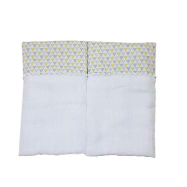 Imagem de Fralda De Pano De Ombro 2 Pecas Baby Deluxe Triangulo Amarelo
