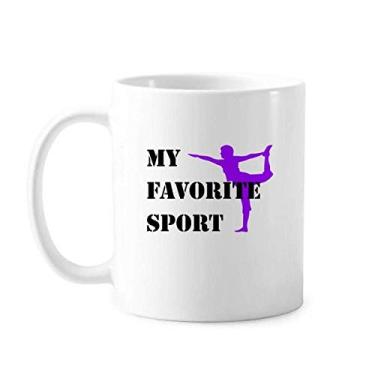 Imagem de Like Sports Fitness Balanced Body Building Caneca Cerâmica Café Porcelana Copo Mesa
