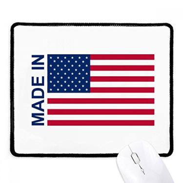 Imagem de Feito nos Estados Unidos, Country Love Mousepad com borda costurada, tapete de borracha para jogos