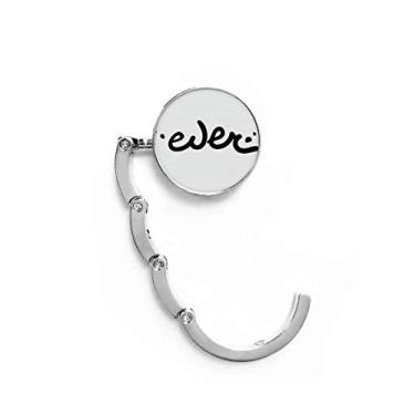 Imagem de Gancho de mesa com citação divertida para escrever à mão, gancho decorativo, fecho dobrável