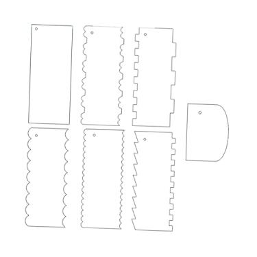 Imagem de WeiLaiKeQi Mais suave para, suprimentos de decoração para escultura de bolo, creme de para cozimento de cozinha, decoração de bolo para massa de, 7x com furo para pendurar