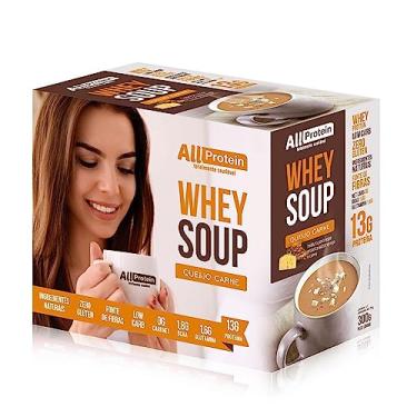 Imagem de Caixa de Whey Soup (Sopa) 12 unidades de 25g - All Protein (Queijo e Carne)