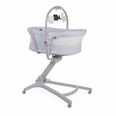 Imagem de Berço Moisés Portátil Baby Hug 4 In 1 Air Stone Chicco Cinza