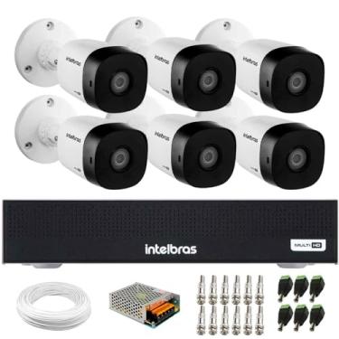 Imagem de Kit 6 Câmeras Intelbras VHD 1230 B Full HD 1080p Bullet Visão Noturna de 30 metros IP67 + Dvr Intelbras MHDX 1008-C 8 Canais