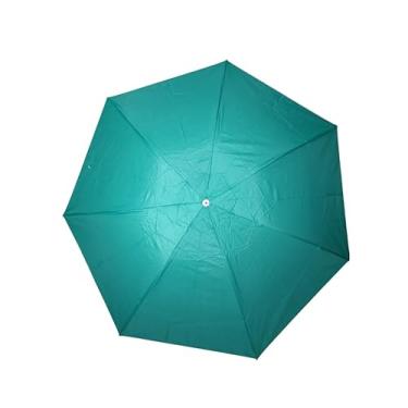 Imagem de Guarda-Chuva Sombrinha Com Proteção Solar Uv | Contra Vento | Resistente | Portátil | De bolsa | Pequena | Corta vento | Colorida (Verde)