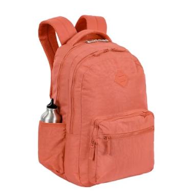 Imagem de Mochila Costa Sestini Crinkle 3 College Faculdade Anti Furto Cor:Apricot