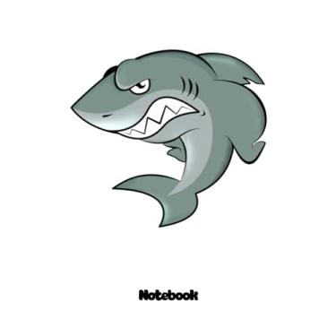 Imagem de Notebook - Shark 35Journal: Notebook Wide Ruled - 6x9 inch Daily Planner Journal, To Do List Notebook, Daily Organizer, 114 Pages