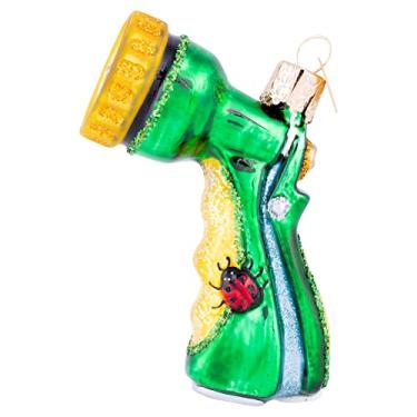 Imagem de Old World Christmas Enfeite soprado de vidro de mangueira de jardim para árvore de Natal