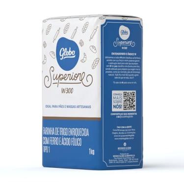 Imagem de Farinha de Trigo de 1 Kg, Tipo 1, Globo Superiore W300.