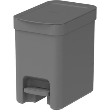 Imagem de Lixeira Com Pedal 6Litros Trium Cinza- OU